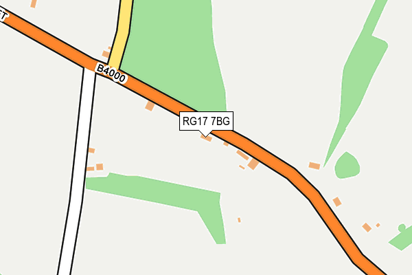 RG17 7BG map - OS OpenMap – Local (Ordnance Survey)