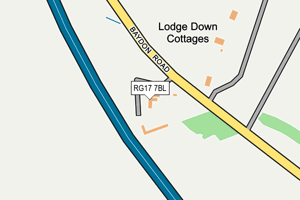 RG17 7BL map - OS OpenMap – Local (Ordnance Survey)