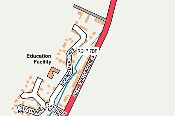 RG17 7DF map - OS OpenMap – Local (Ordnance Survey)