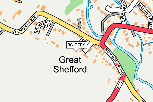 RG17 7DY map - OS OpenMap – Local (Ordnance Survey)