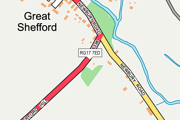 RG17 7ED map - OS OpenMap – Local (Ordnance Survey)