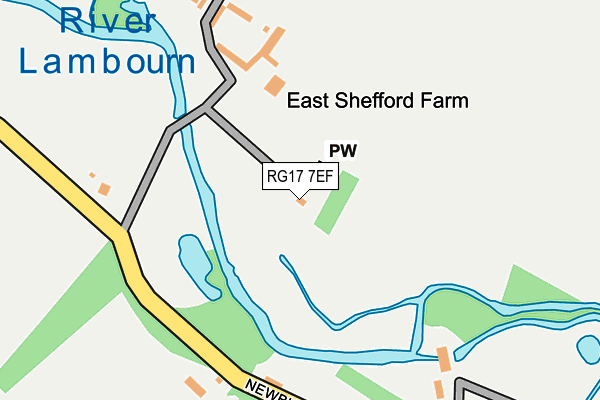 RG17 7EF map - OS OpenMap – Local (Ordnance Survey)