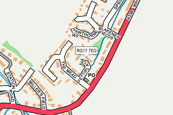 RG17 7EG map - OS OpenMap – Local (Ordnance Survey)