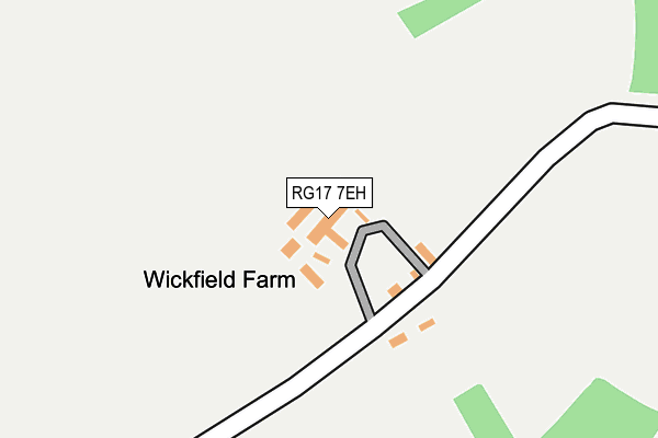 RG17 7EH map - OS OpenMap – Local (Ordnance Survey)
