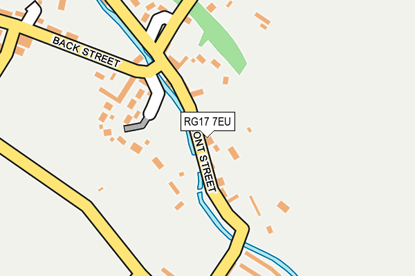 RG17 7EU map - OS OpenMap – Local (Ordnance Survey)