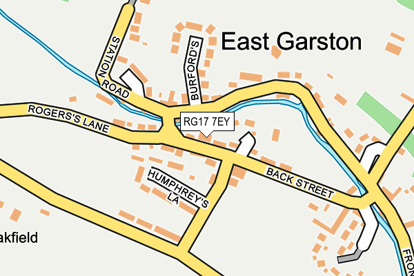 RG17 7EY map - OS OpenMap – Local (Ordnance Survey)