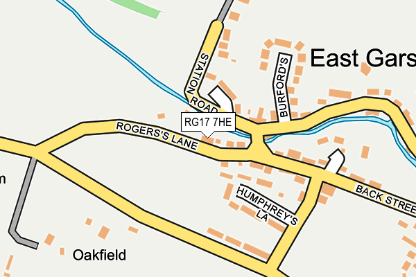 RG17 7HE map - OS OpenMap – Local (Ordnance Survey)