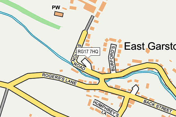 RG17 7HQ map - OS OpenMap – Local (Ordnance Survey)