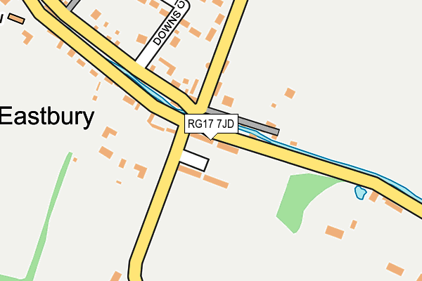 RG17 7JD map - OS OpenMap – Local (Ordnance Survey)