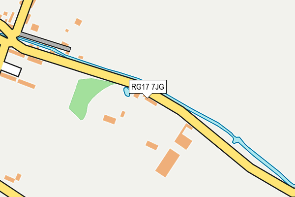 RG17 7JG map - OS OpenMap – Local (Ordnance Survey)