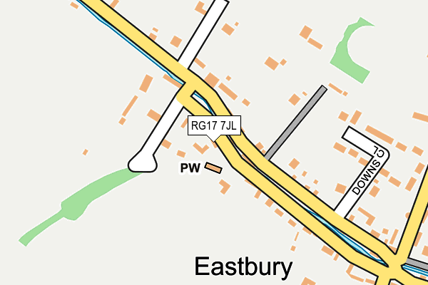 RG17 7JL map - OS OpenMap – Local (Ordnance Survey)