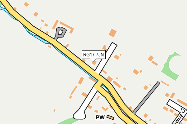 RG17 7JN map - OS OpenMap – Local (Ordnance Survey)