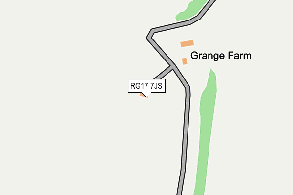 RG17 7JS map - OS OpenMap – Local (Ordnance Survey)