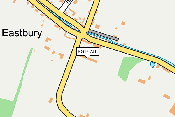 RG17 7JT map - OS OpenMap – Local (Ordnance Survey)