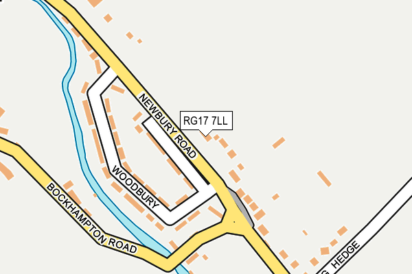 RG17 7LL map - OS OpenMap – Local (Ordnance Survey)