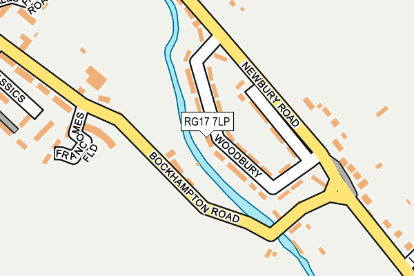 RG17 7LP map - OS OpenMap – Local (Ordnance Survey)