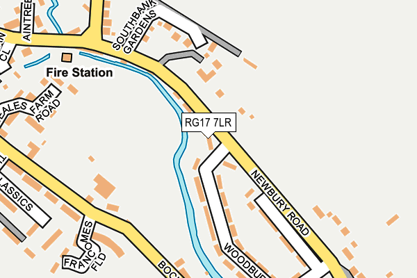 RG17 7LR map - OS OpenMap – Local (Ordnance Survey)