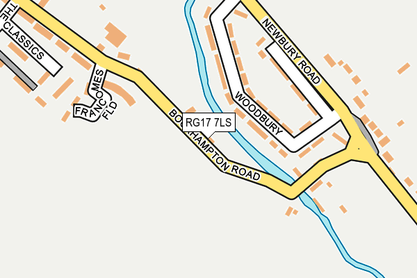 RG17 7LS map - OS OpenMap – Local (Ordnance Survey)