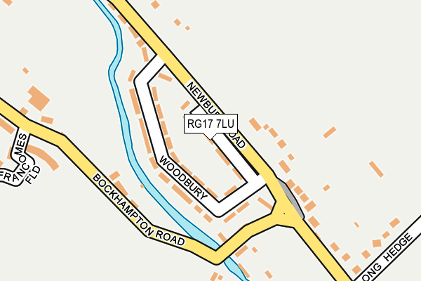 RG17 7LU map - OS OpenMap – Local (Ordnance Survey)