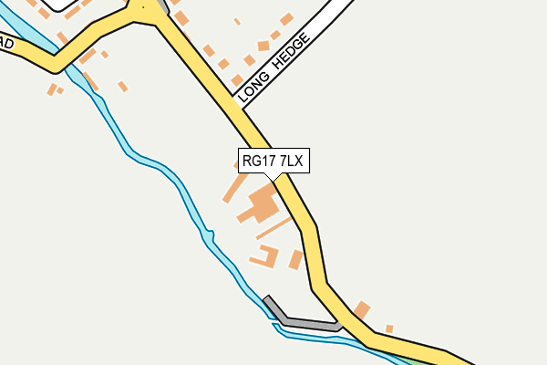RG17 7LX map - OS OpenMap – Local (Ordnance Survey)