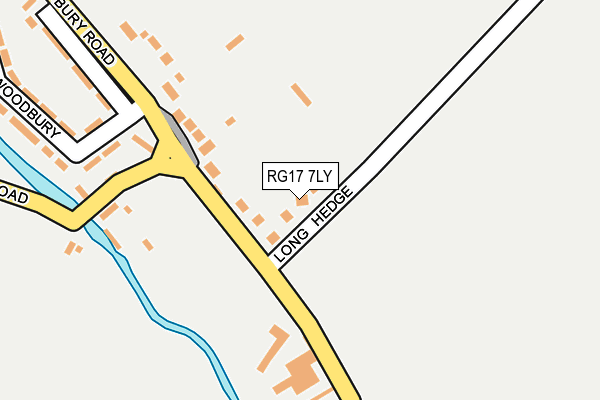 RG17 7LY map - OS OpenMap – Local (Ordnance Survey)