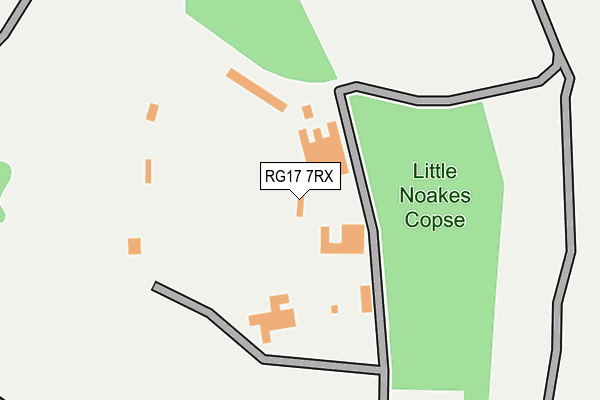 RG17 7RX map - OS OpenMap – Local (Ordnance Survey)