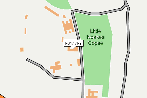 RG17 7RY map - OS OpenMap – Local (Ordnance Survey)