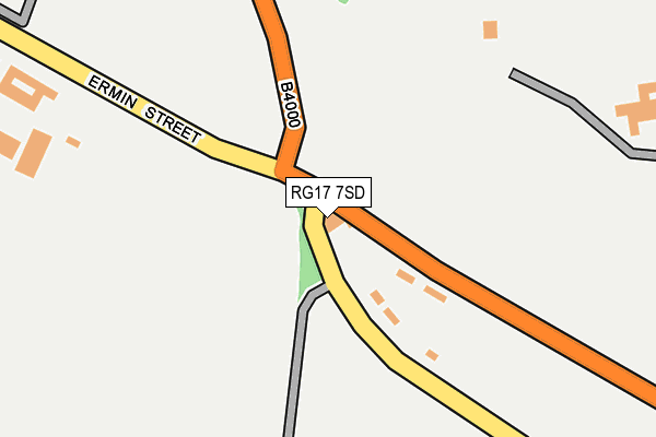 RG17 7SD map - OS OpenMap – Local (Ordnance Survey)