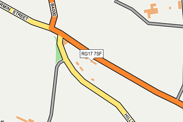 RG17 7SF map - OS OpenMap – Local (Ordnance Survey)