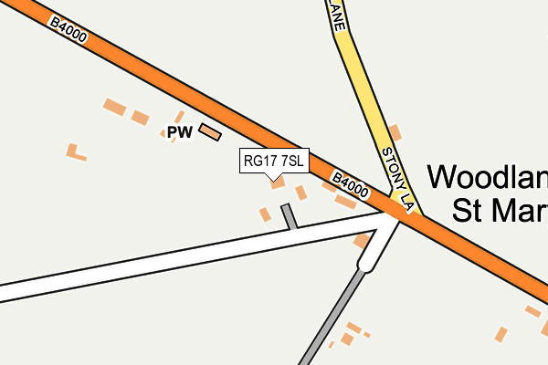 RG17 7SL map - OS OpenMap – Local (Ordnance Survey)