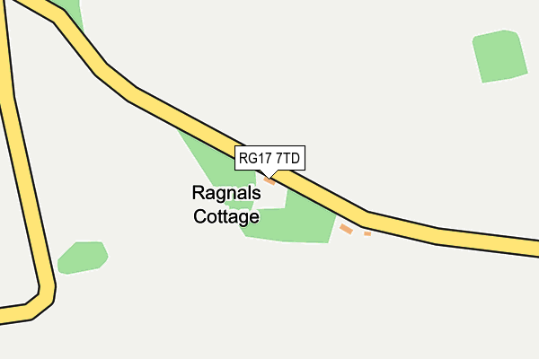 RG17 7TD map - OS OpenMap – Local (Ordnance Survey)