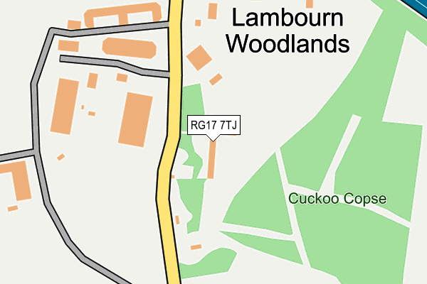 RG17 7TJ map - OS OpenMap – Local (Ordnance Survey)