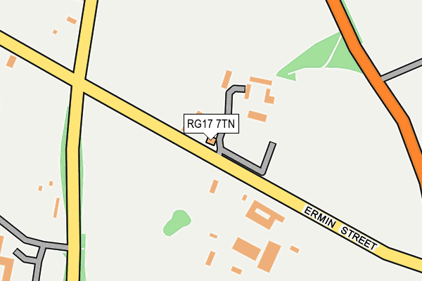 RG17 7TN map - OS OpenMap – Local (Ordnance Survey)