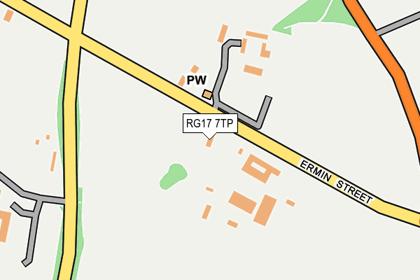 RG17 7TP map - OS OpenMap – Local (Ordnance Survey)