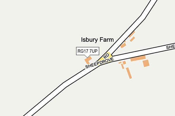 RG17 7UP map - OS OpenMap – Local (Ordnance Survey)