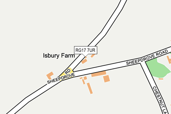 RG17 7UR map - OS OpenMap – Local (Ordnance Survey)