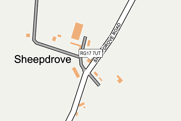 RG17 7UT map - OS OpenMap – Local (Ordnance Survey)