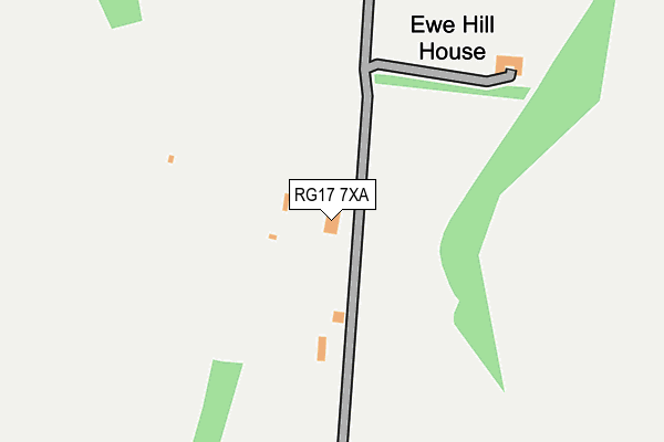 RG17 7XA map - OS OpenMap – Local (Ordnance Survey)