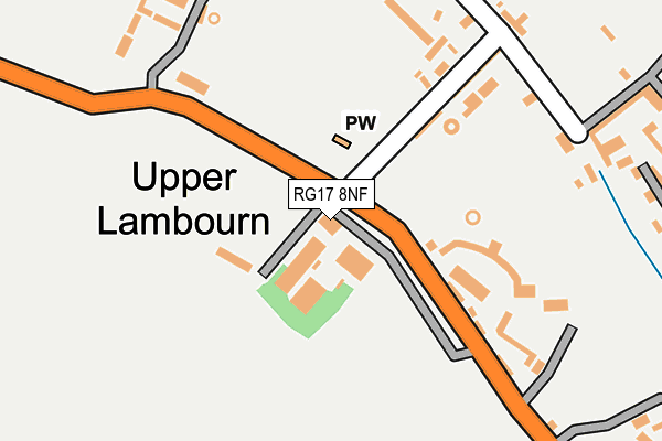RG17 8NF map - OS OpenMap – Local (Ordnance Survey)