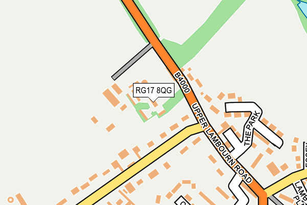 RG17 8QG map - OS OpenMap – Local (Ordnance Survey)