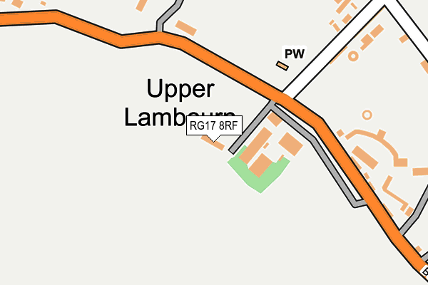 RG17 8RF map - OS OpenMap – Local (Ordnance Survey)