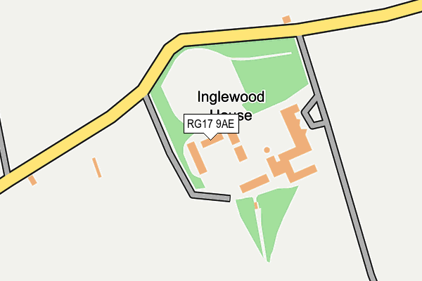 RG17 9AE map - OS OpenMap – Local (Ordnance Survey)