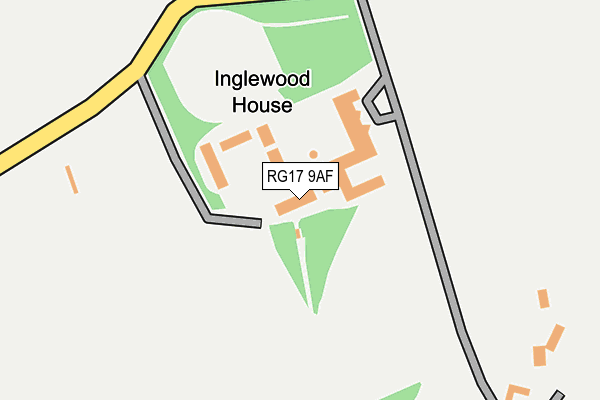 RG17 9AF map - OS OpenMap – Local (Ordnance Survey)