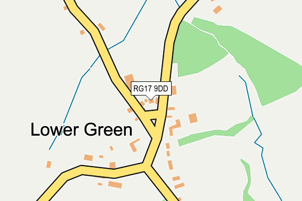 RG17 9DD map - OS OpenMap – Local (Ordnance Survey)
