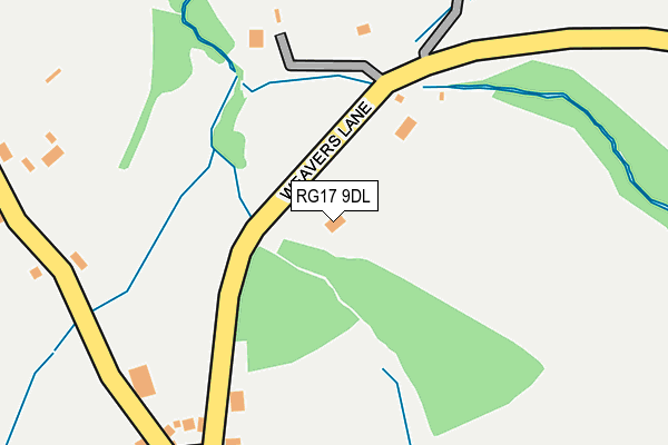 RG17 9DL map - OS OpenMap – Local (Ordnance Survey)