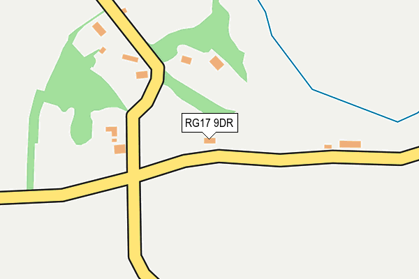 RG17 9DR map - OS OpenMap – Local (Ordnance Survey)