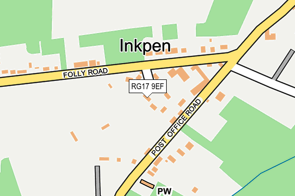 RG17 9EF map - OS OpenMap – Local (Ordnance Survey)