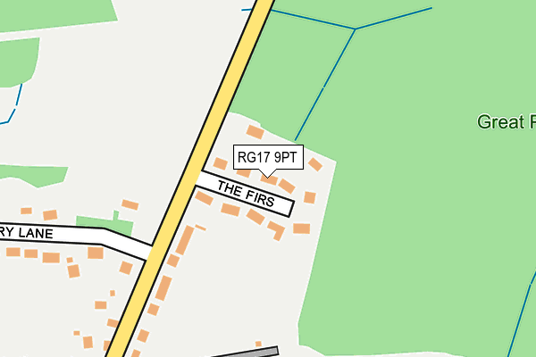 RG17 9PT map - OS OpenMap – Local (Ordnance Survey)