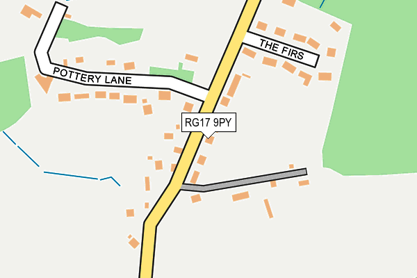 RG17 9PY map - OS OpenMap – Local (Ordnance Survey)