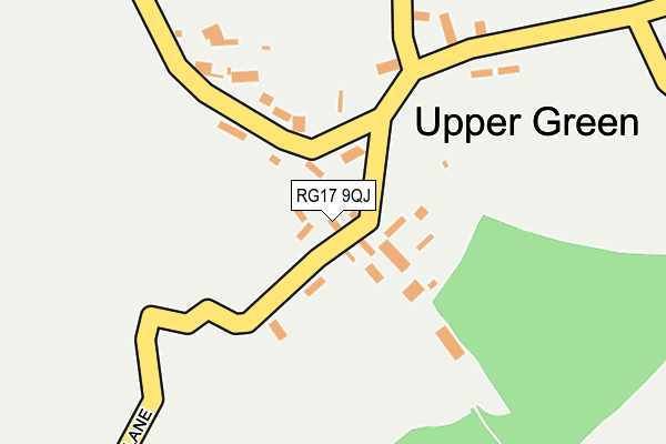 RG17 9QJ map - OS OpenMap – Local (Ordnance Survey)